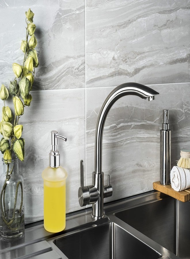 آي ستار موزع صابون سائل متعدد الأغراض من iSTAR / حامل موزع للشامبو / غسول اليدين / لوشن / بلسم / معقم / حامل موزع جل للمنزل والحمام وحوض المطبخ (عبوة من قطعة واحدة) - Image 2